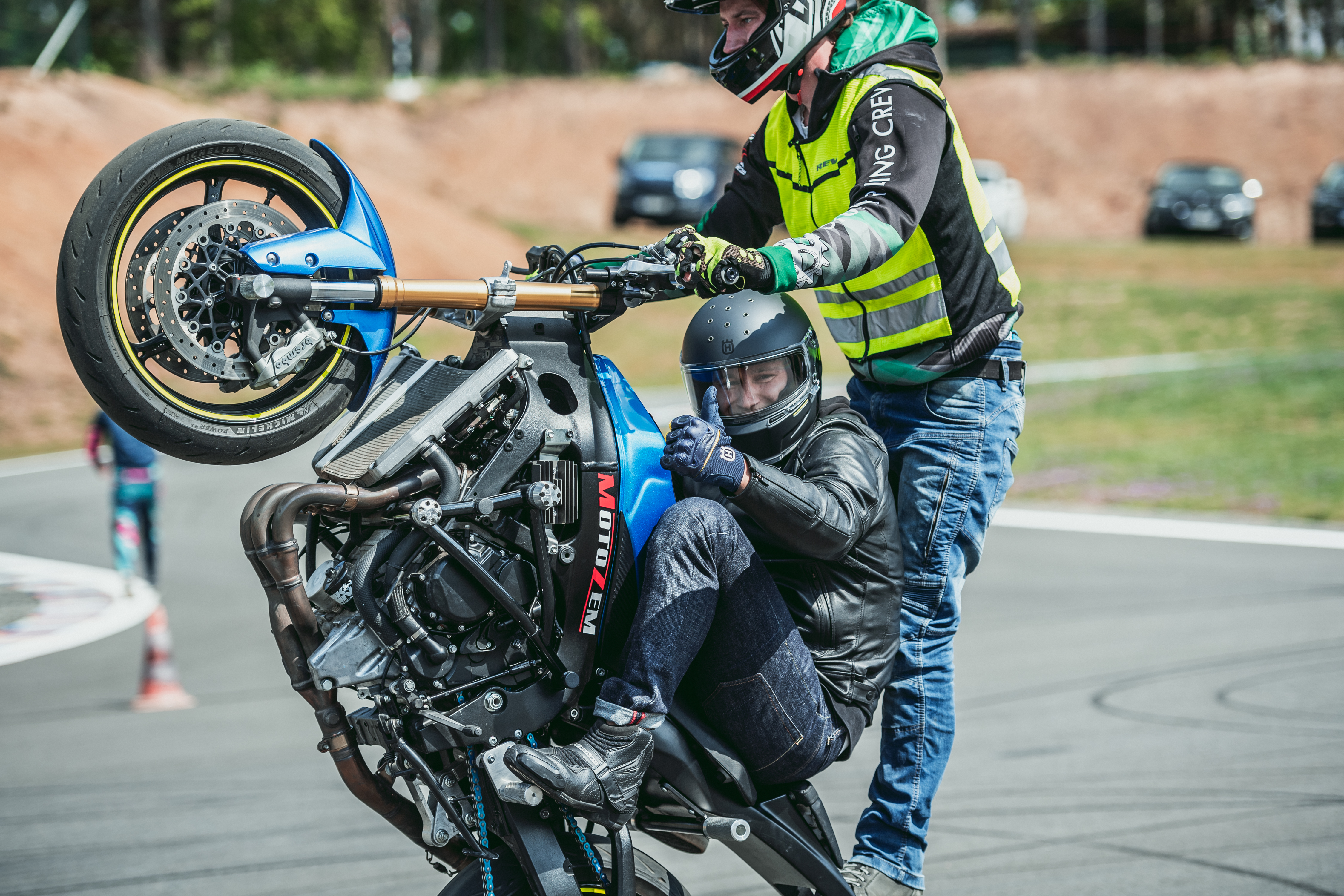 Motoškola po zadním